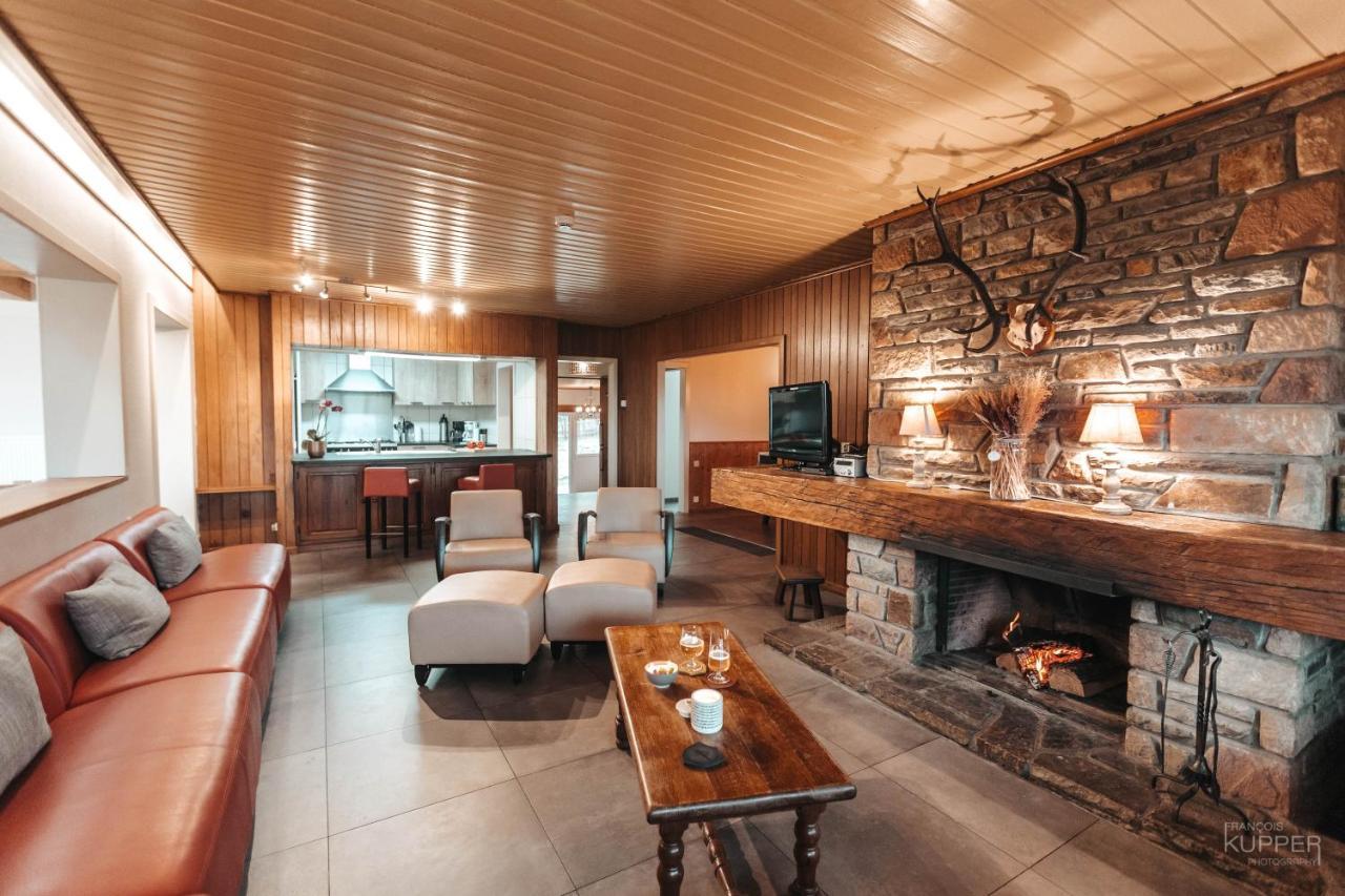 Le Loup Gris - 35 Pers - Vue-Wellness, Butgenbach-Malmedy Villa Luaran gambar