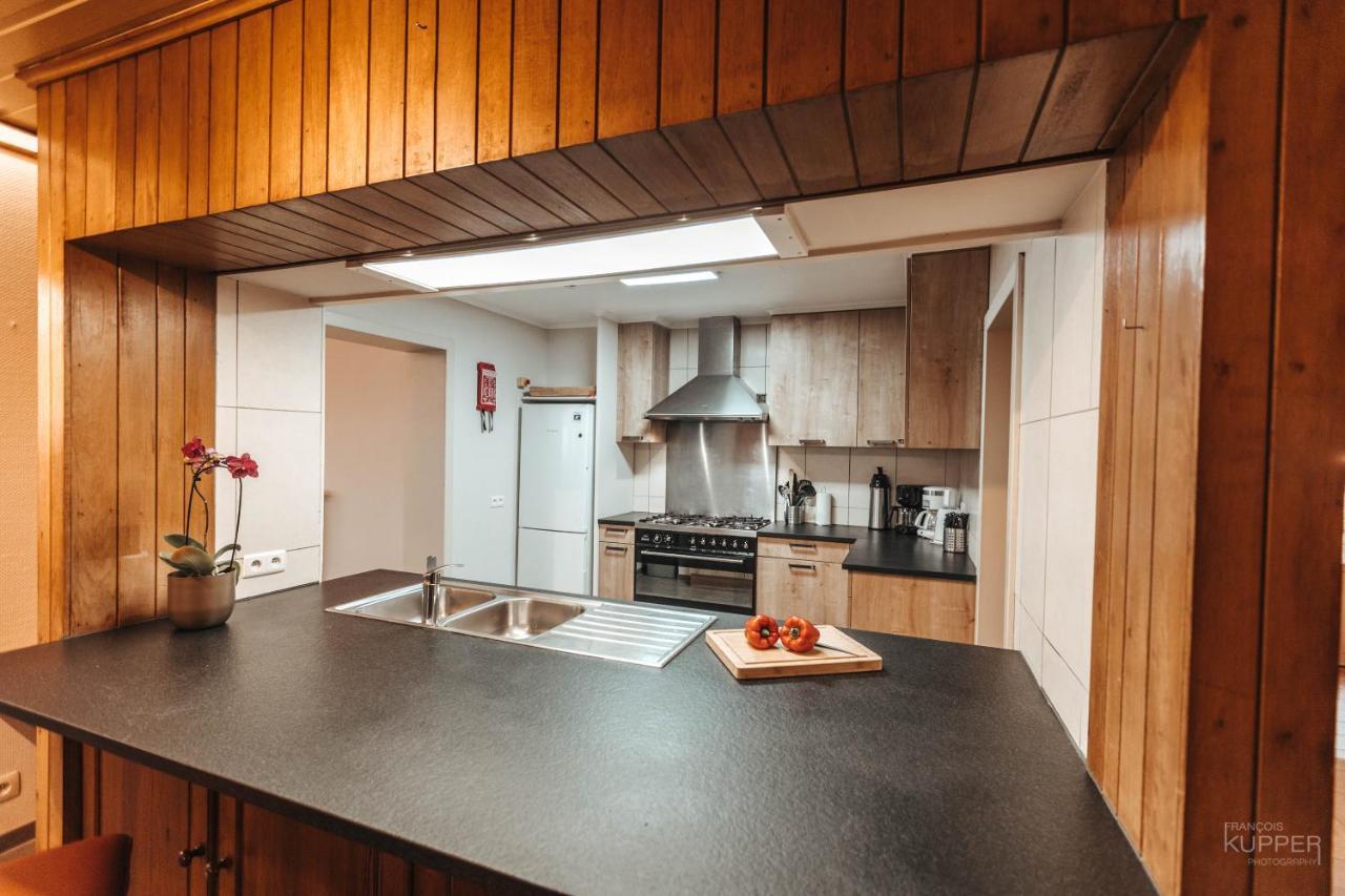 Le Loup Gris - 35 Pers - Vue-Wellness, Butgenbach-Malmedy Villa Luaran gambar
